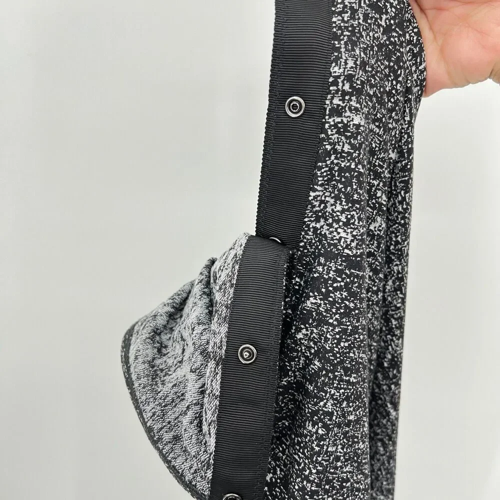 Lululemon Vinyasa Snap Lock Pastel Scarf Black Marled